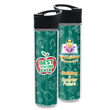 The Chiller Full Color Wrap - 16 oz. Insulated Bottle with Pop up Sip Lid